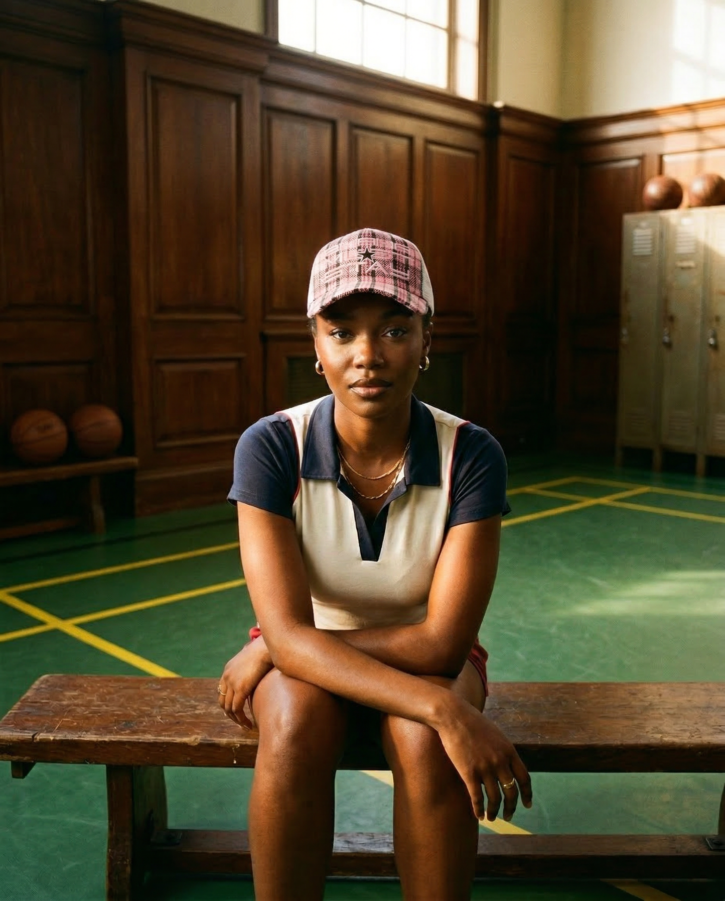 Ghana Must Stay WC26 Trucker Cap (Nunu Plaid)