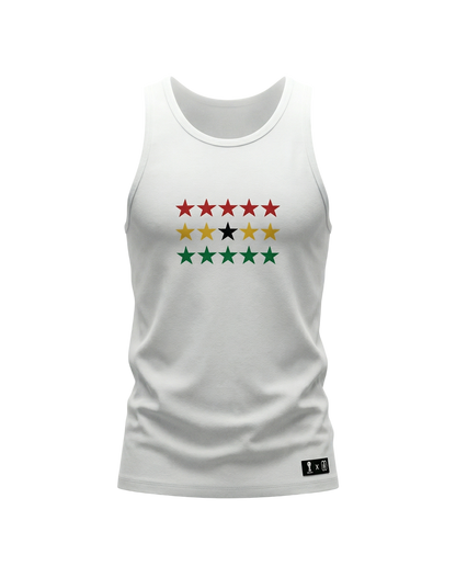 Ghana 5 Star Tank Top White