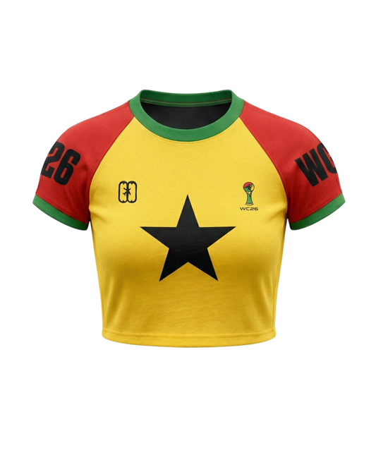 Ghana Baby Tee (Gold Coast Yellow)