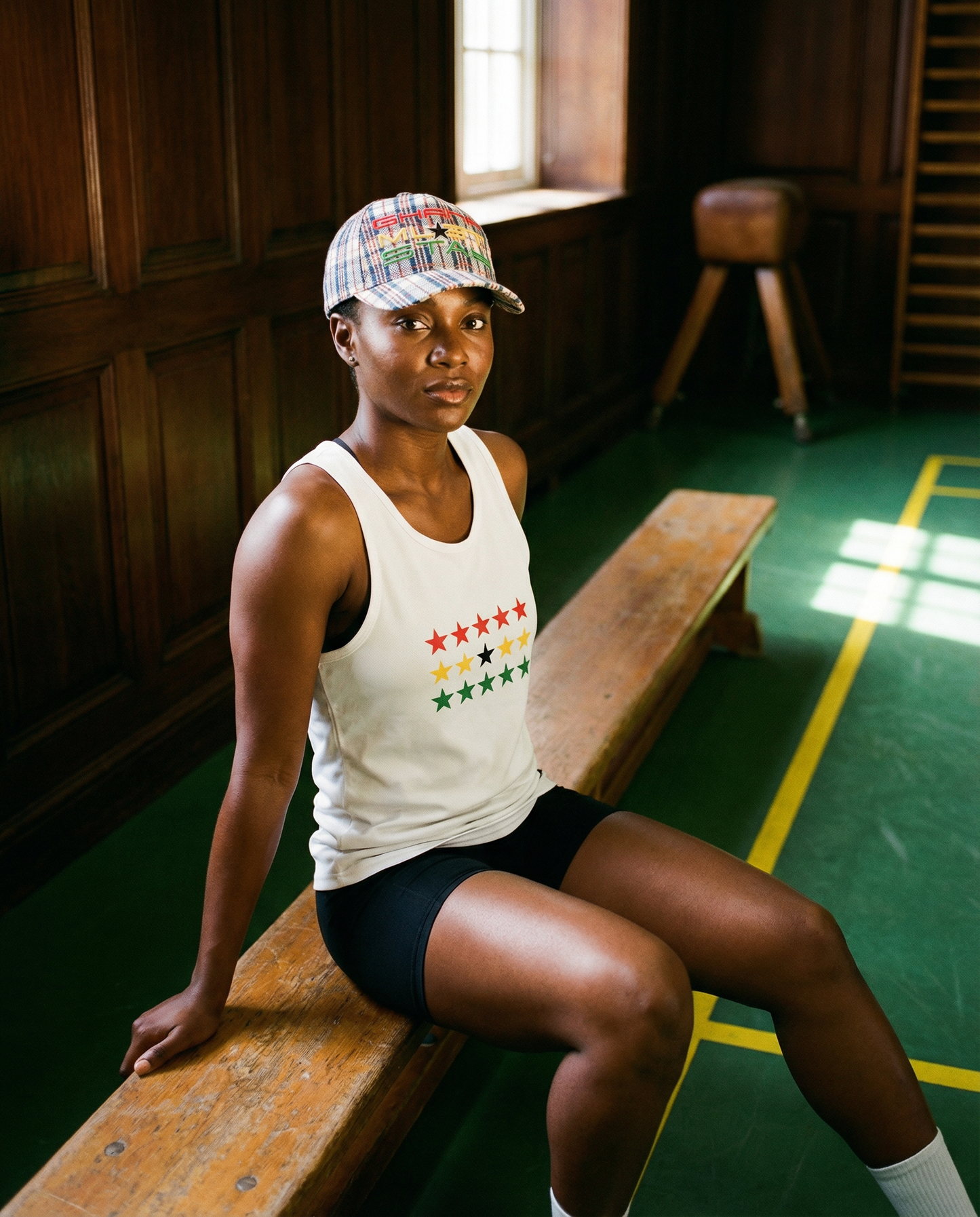 Ghana Must Stay WC26 Trucker Cap (Larko Plaid)