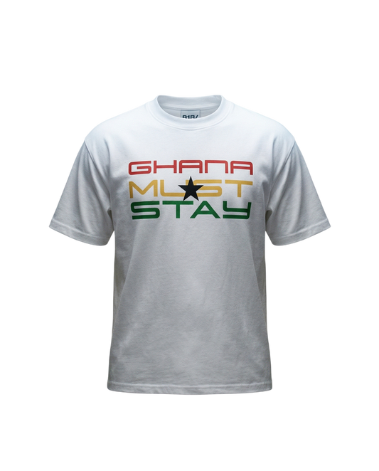 Ghana Must Stay Tee "White