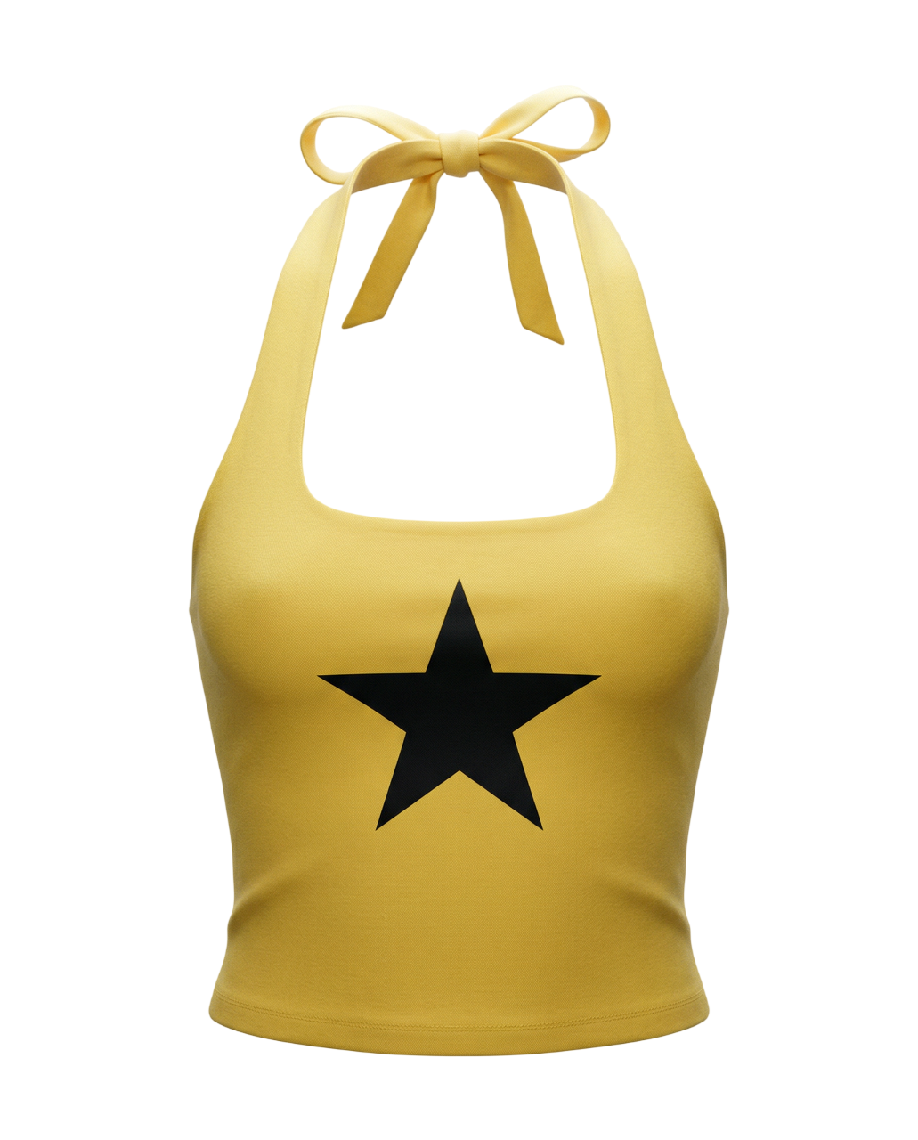 Ghana Halter Crop Top (Gold Coast Yellow)
