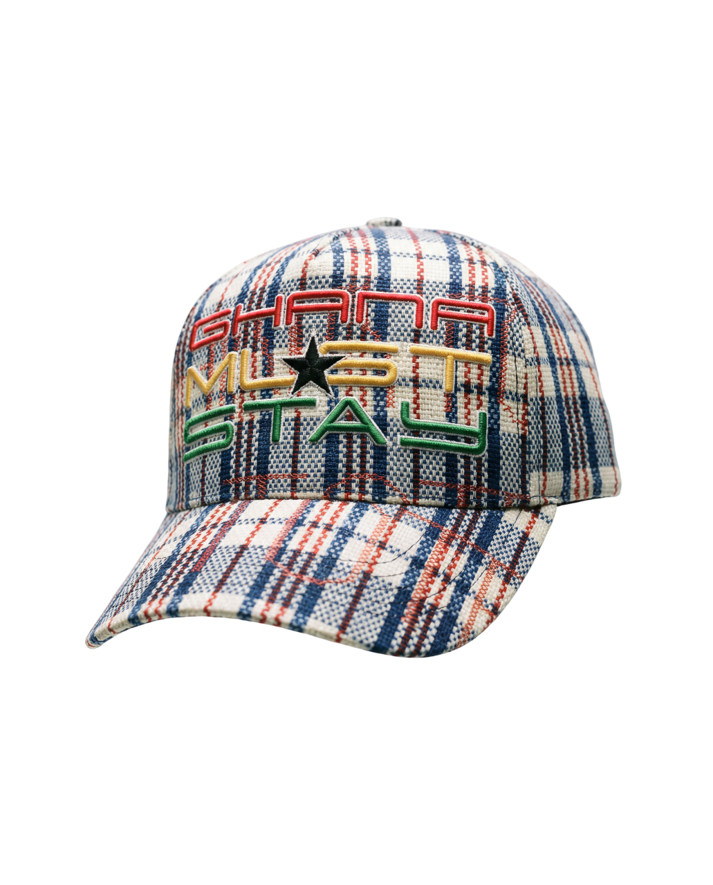 Ghana Must Stay WC26 Trucker Cap (Larko Plaid)