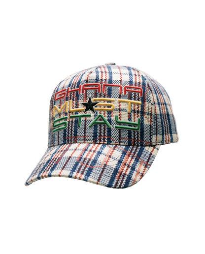 Ghana Must Stay WC26 Trucker Cap (Larko Plaid)