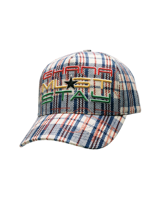 Ghana Must Stay WC26 Trucker Cap (Larko Plaid)