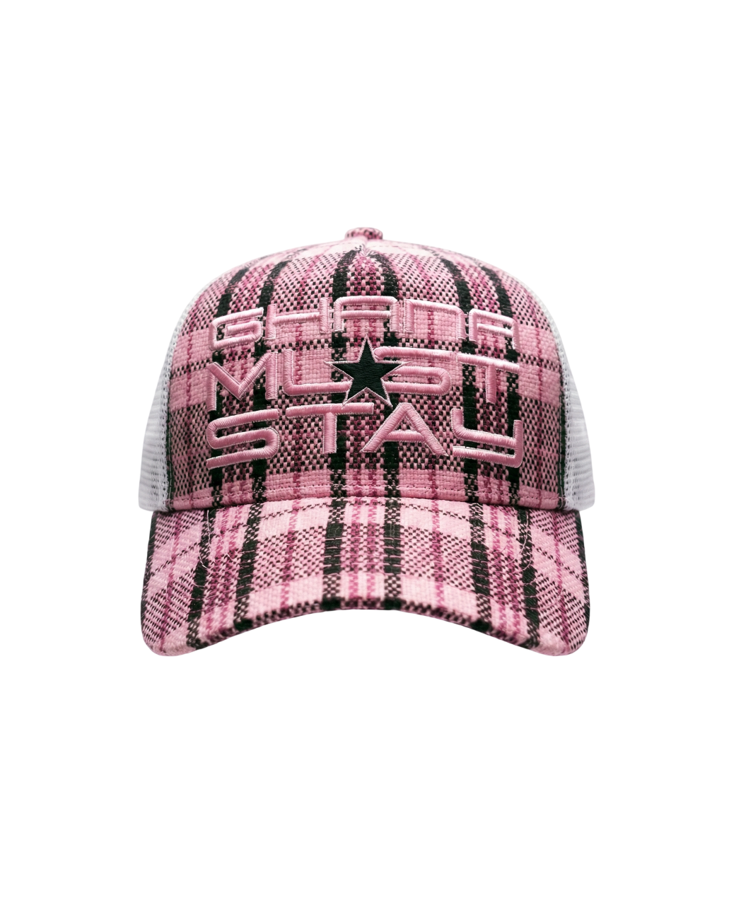 Ghana Must Stay WC26 Trucker Cap (Nunu Plaid)